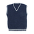 Colete Infantil Gola V Liso Masculino e Feminino - FG Tricot