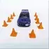 Imagem do CONE PARA MINIATURAS / DIORAMAS / MAQUETES / 1:64 - KIT COM 10 UNIDADES - TKB