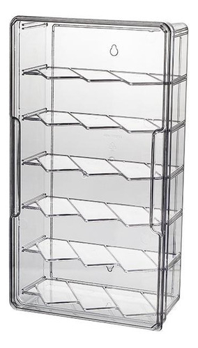 EXPOSITOR DE ACRÍLICO COM DIVISÓRIA THE KING OF BOX - 18 NICHOS MINIATURAS 1:64