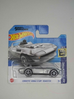 HOTWHEELS - CORVETTE GRAND SPORT ROADSTER - VELOZES E FURIOSOS - HKH90