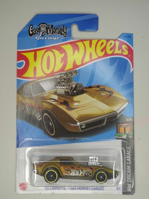 HOTWHEELS - 68 CORVETTE - GAS MONKEY GARAGE - HKH23