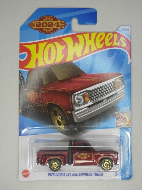 HOTWHEELS - 1978 DODGE LI'L RED EXPRESS TRUCK HRY97
