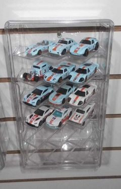 EXPOSITOR DE ACRÍLICO COM DIVISÓRIA THE KING OF BOX - 18 NICHOS MINIATURAS 1:64 na internet