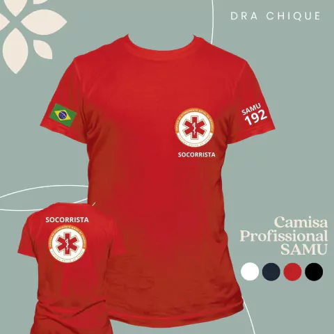 Camisa Tshirt Socorrista SAMU