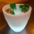 Champanheira com LED 5L Balde de Gelo Com Parede Dupla Branca - foryoutoo.store