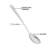 Colher de Arroz em Inox 31cm com Suporte de Pendurar na internet