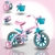 Bicicleta Infantil Fem. - CHARM - Aro 12 - NATHOR + 3 Anos - Rosa/Azul C/Rodinhas - comprar online