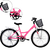 Bicicleta Infantil Bliss Aro 24 Feminina C/ Cestão - Athor - loja online