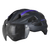 Capacete Ciclismo MTB Casco MY22 C/ óculos Pto/Roxo-High One
