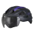 Capacete Ciclismo MTB Casco MY22 C/ óculos Pto/Roxo-High One