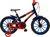 Bicicleta Bike Infantil Menino Aro 16 Baby Lux Pto/Azul/Verm na internet