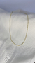 COLAR LONGO MICROBOLINHAS 80cm OURO