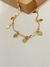 PULSEIRA CORAÇÃO CHAPADO OURO - comprar online