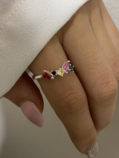 ANILLO CUBIC MULTICOLOR (IMPORTADO)