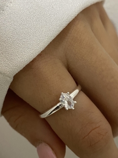 ANILLO CRISTAL BLANCO (IMPORTADO)
