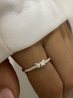 Anillo mariposa y cubic (Importado)