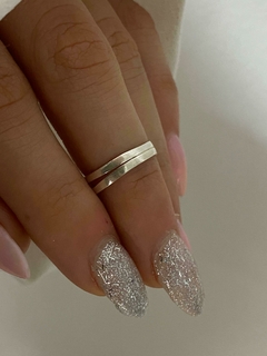 Anillo midi doble