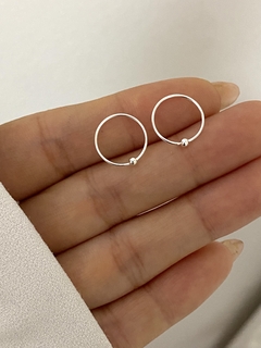 Argolla modelo 855 (1,2 cm) cierre al costado