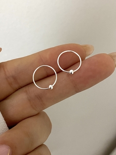 Argolla modelo 856 (1,2 cm) cierre al costado - comprar online