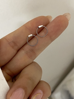 Argolla modelo 859 (1 cm) cierre al costado - comprar online