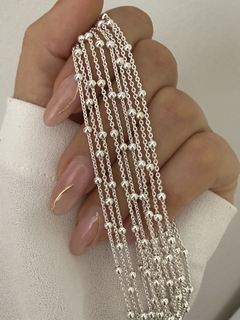 Cadena forcet bolitas 1x1 (40cm) - comprar online
