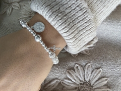 Pulsera denario san Benito con cruz (elastizada) - comprar online