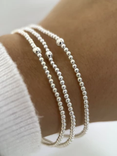 Pulsera modelo 237 importada bolita 2mm - Vogamayorista