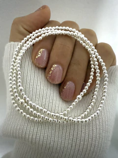 Pulsera modelo 239 importada bolita 4mm - comprar online