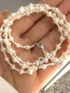Pulsera perlas de rio importada - comprar online