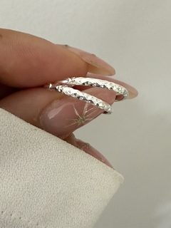 Argolla modelo 925 (2,5cm) - Vogamayorista