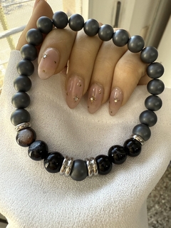 Pulsera modelo 5 (hombre) piedra natural agata - comprar online
