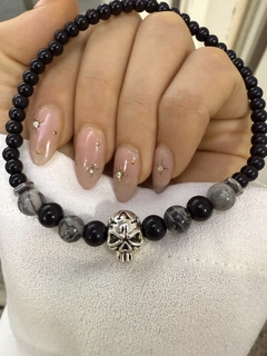 Pulsera modelo 9 (hombre) Calavera gris - comprar online
