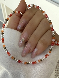 Choker modelo 59 (cristal 5x2 bolitas) - comprar online