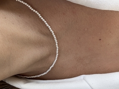 Choker bolitas 3mm chapado 1000 - comprar online