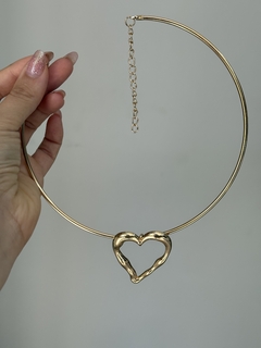 Choker corazón rigido modelo 39 AD - Vogamayorista