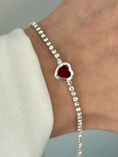 Pulsera corazon modelo 281 (17cm+5) AB en internet