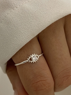 Anillo Ojo Turco cubic
