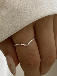 Anillo en V puntos