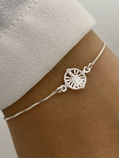 Pulsera Virgen de Lujan regulable modelo 26
