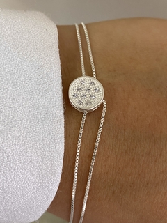 Pulsera modelo 31 micropave - comprar online
