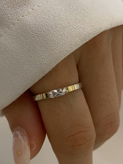 Anillo cubic Rectangular simple (colores surtidos)
