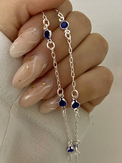 Pulsera modelo 32 azul (18cm) AB