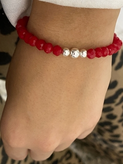 Pulsera cristal rojo (Elastizada) en internet