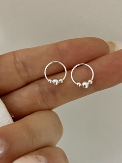 Argolla modelo 401 (cierre al costado) (1cm) - comprar online