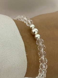 Pulsera cristal transparente (Elastizada) en internet