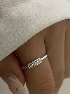 Anillo barra cubic