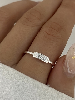 Anillo barra cubic - comprar online
