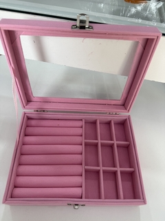 Exhibidor tapa de vidrio Rosa - comprar online