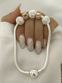 Pulsera Pandora modelo 1 (chapado 1000)
