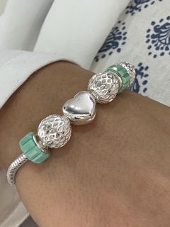 Pulsera Pandora modelo 6 (chapado 1000)
